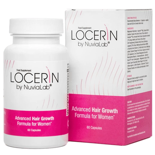 Locerin — مكمل لتكثيف الشعر ووقف التساقط للنساء