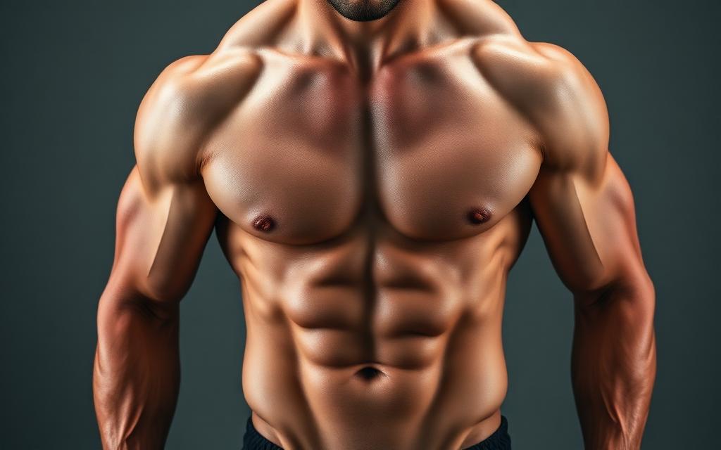 رجل يؤدي تمرين البطن على الأرض